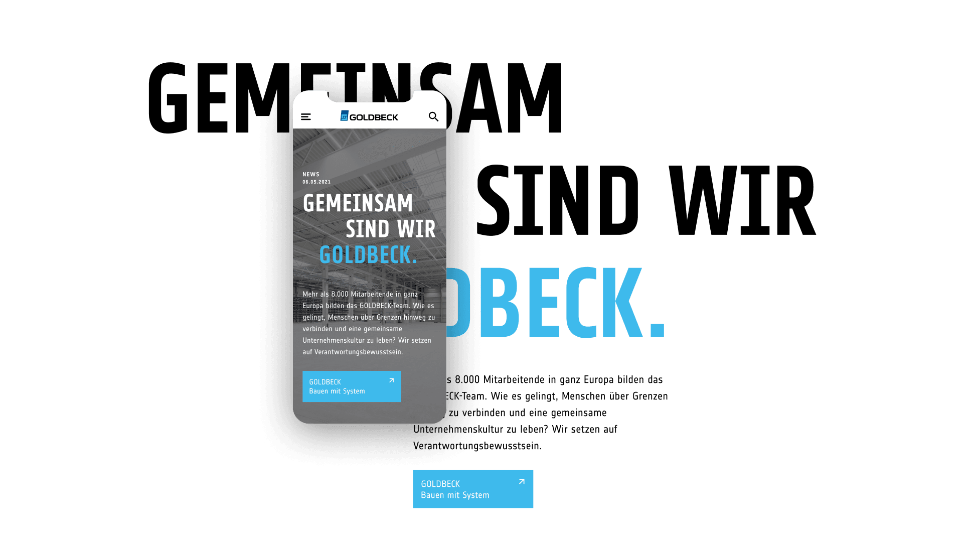 &why: Goldbeck Website Case Mobile Message