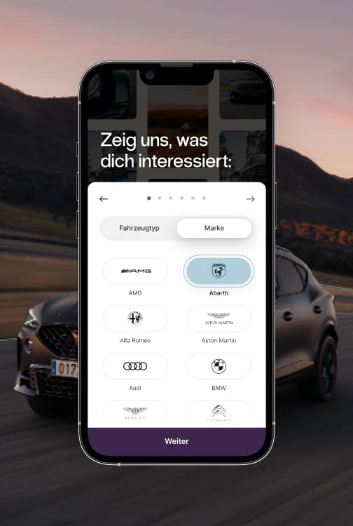 Setting up the GoLeasy profile on the smartphone