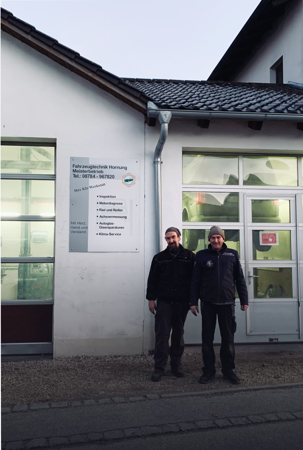 &why: auteon product: Photo of two workshop owners
