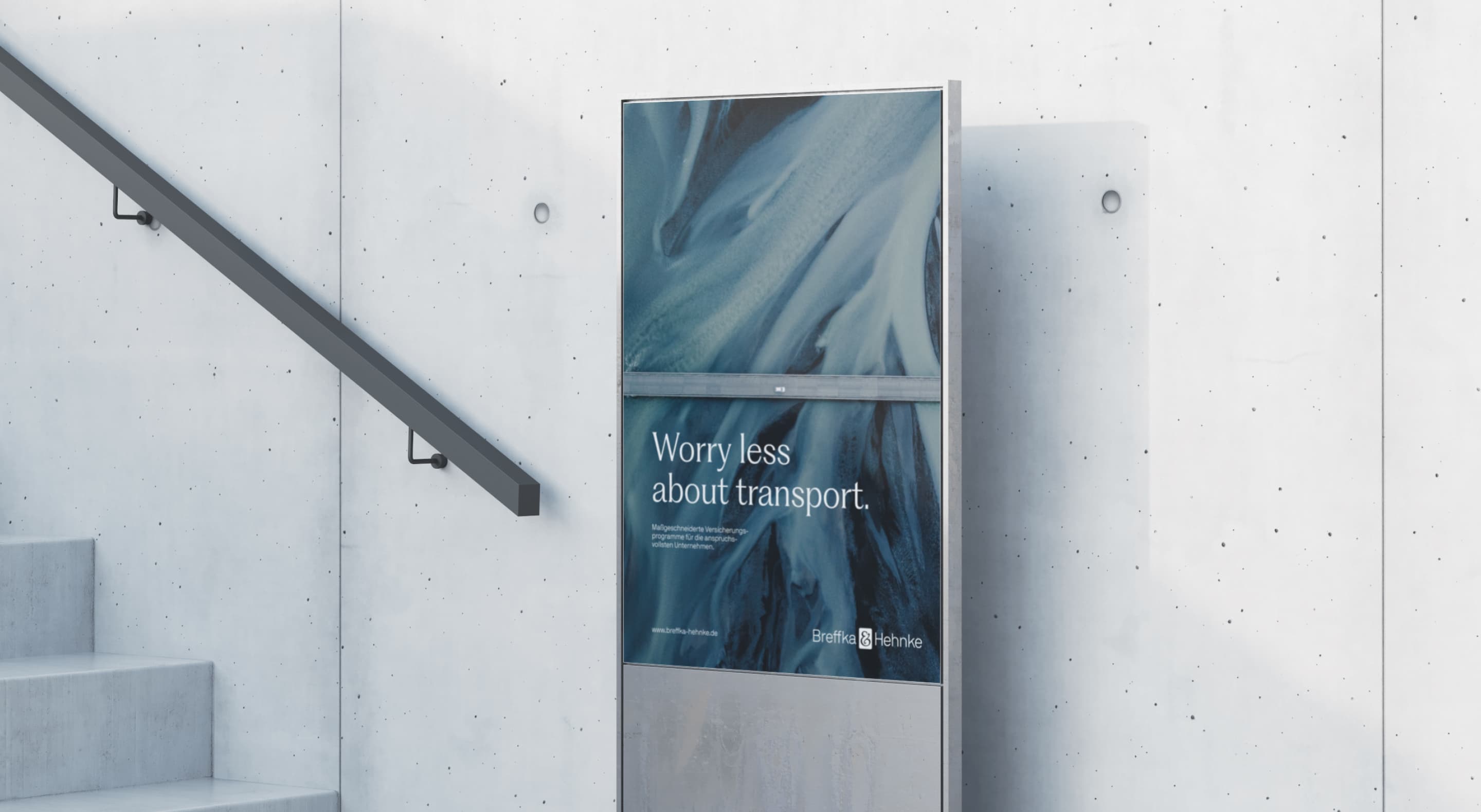 &why: Breffka & Hehnke Case Branding Website Poster