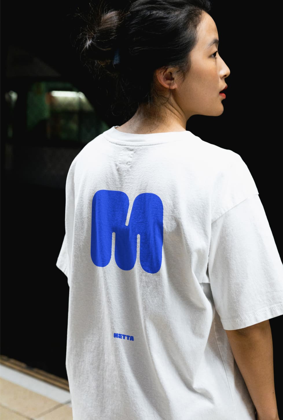 &why: metta - coffee shop branding shirt