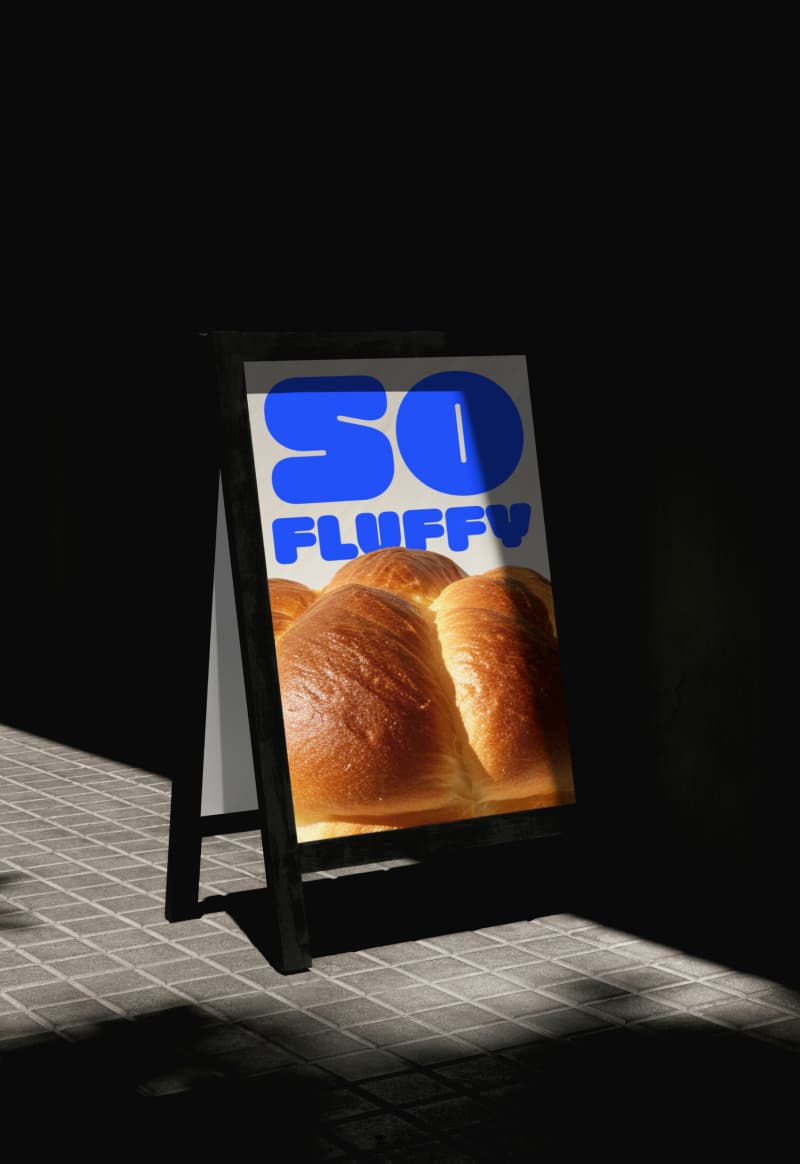 &why: metta coffee shop branding display