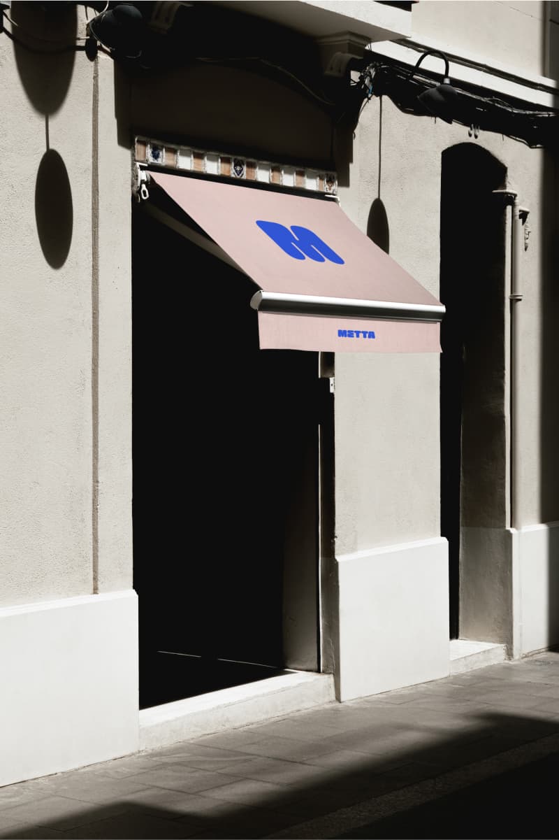 &why: metta coffee shop branding marquee
