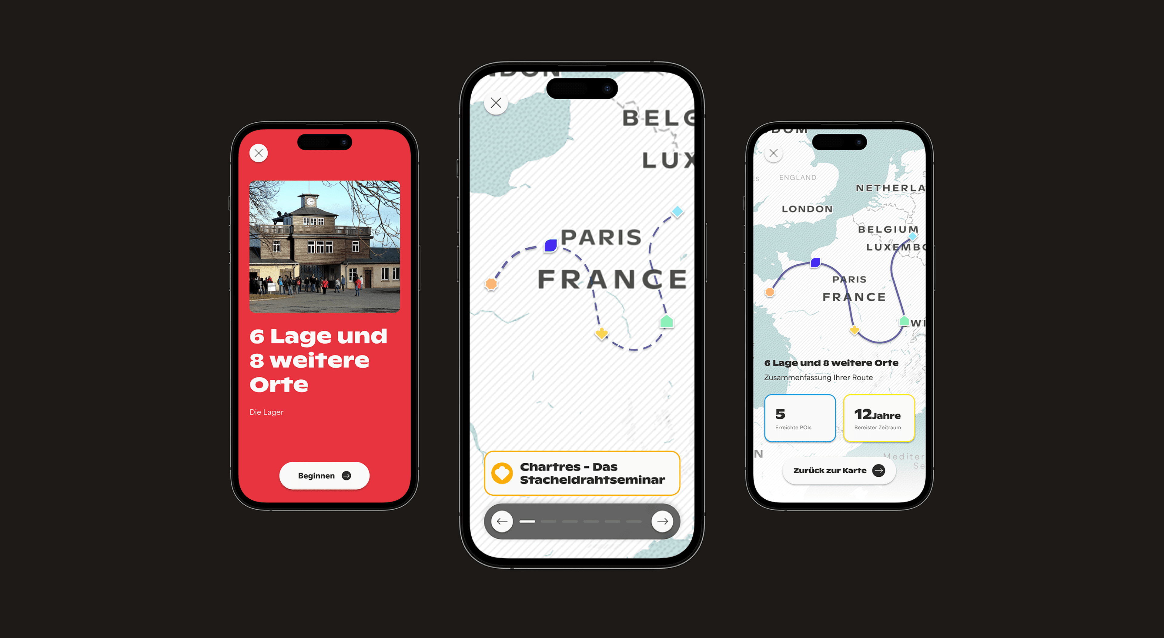 &why: Cartorik - Route on Smartphone