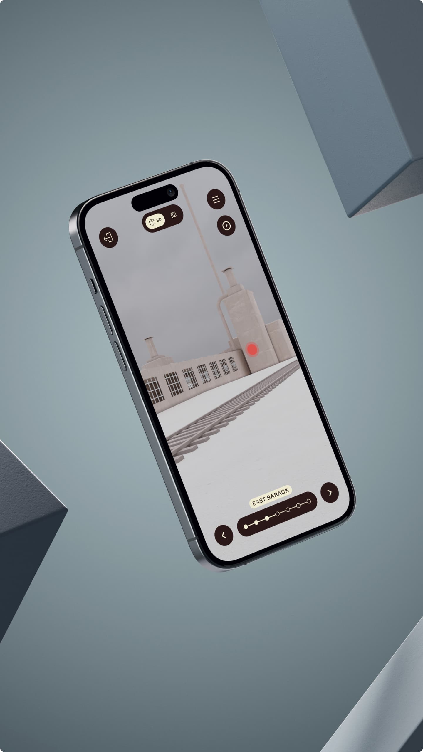 &why: Lohof - Mockup of smartphone showing the Lohof AR experience