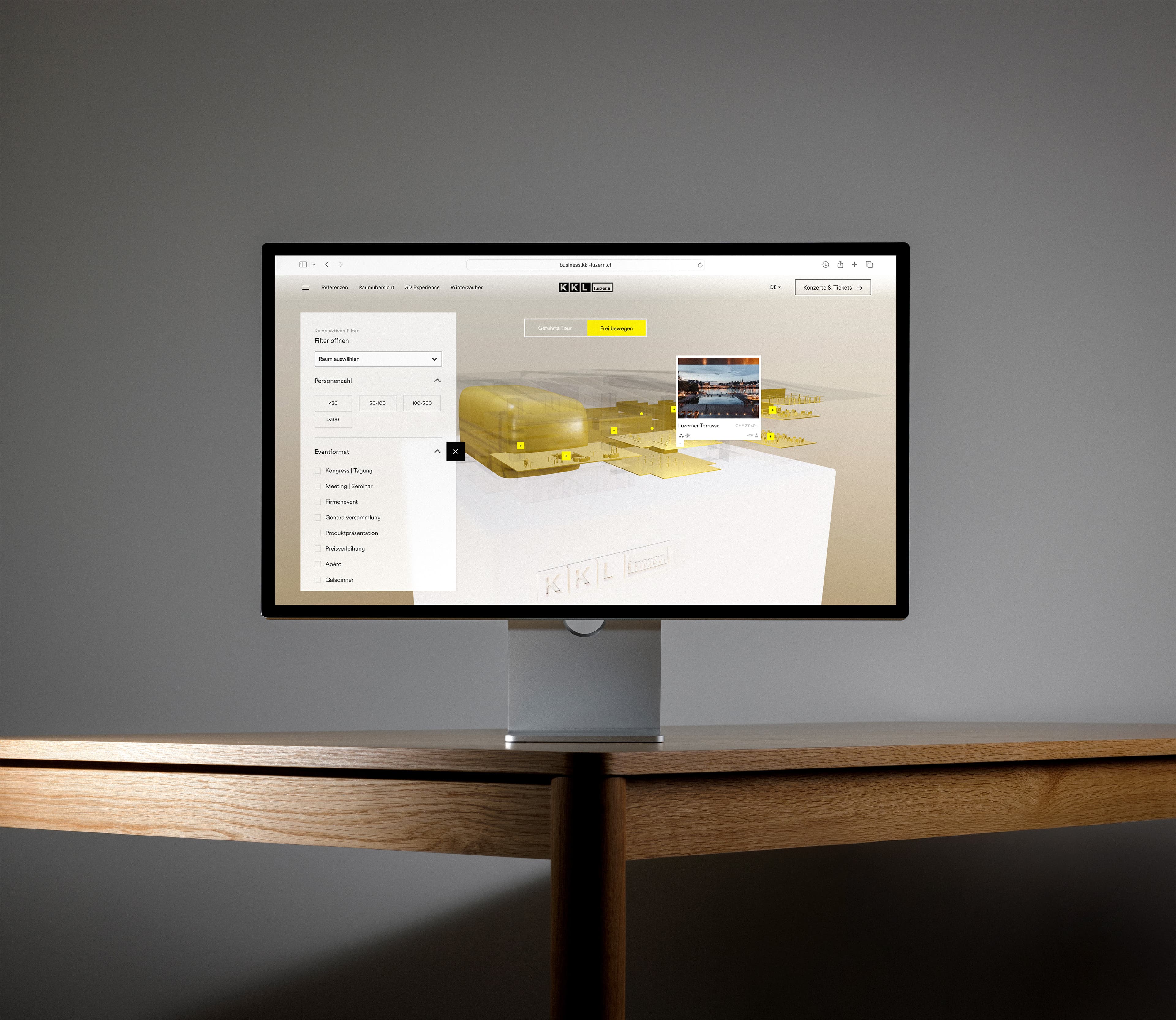 KKL Luzern Immersive Tour